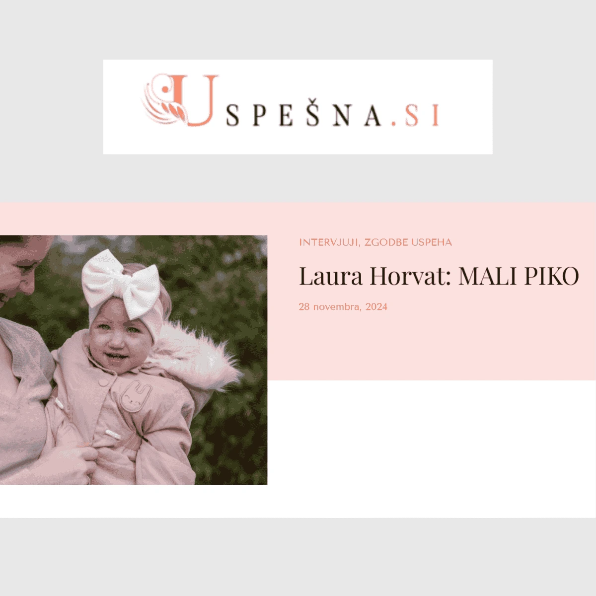 Blog Zgodbe uspeha na Uspesna.si