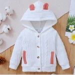 100_ bombažna jopa Bela