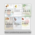 DZ Čarobni gozd - stran s predstavitvijo črke