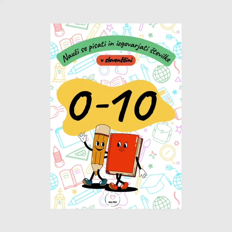 DZ Nauči se šteti od 0-10 - naslovna