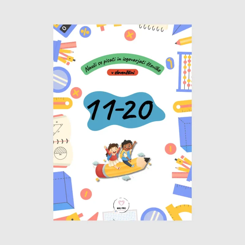 DZ Nauči se šteti od 11-20 - naslovna
