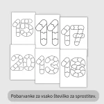 DZ Nauči se šteti od 11-20 - pobarvanka