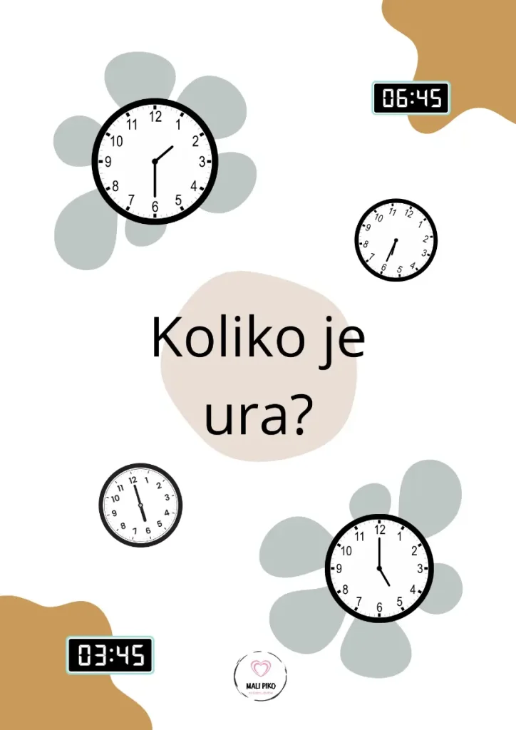 Delovni zvezek - Ura