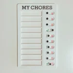 Tablica Pomagam doma - bela