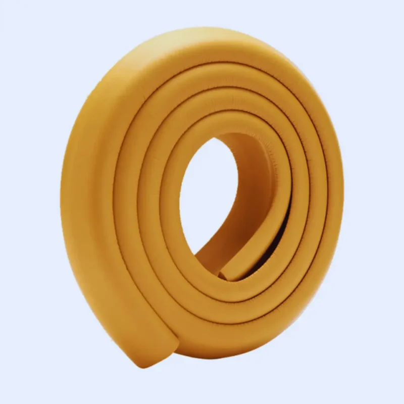 Mehki silikonski trak za zaščito kotov in robov v rjavi barvi