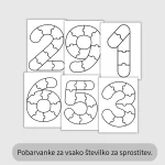 ZD Nauči se šteti od 0-10 - pobarvanka