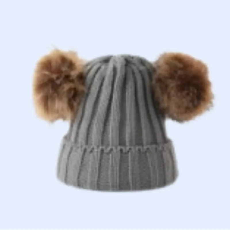 Zimska kapica Cofek - siva za mamico