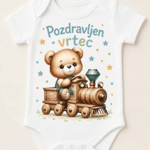 Bodi Pozdravljen vrtec - medo - alsa unikati
