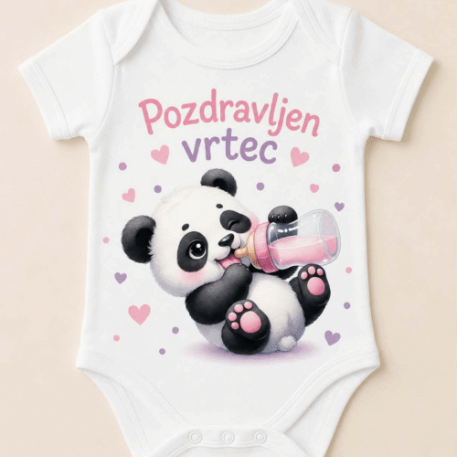 Bodi Pozdravljen vrtec - panda alsa unikati