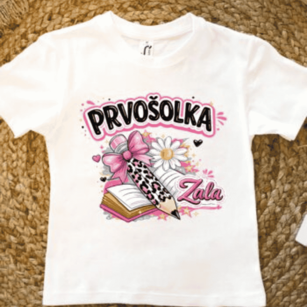 Majica Prvošolka - majuška